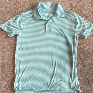 Crewcuts Aqua Striped Polo Shirt